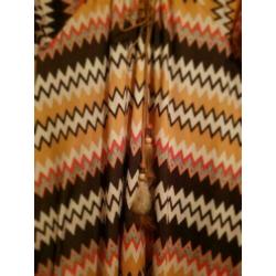 Z.G.A.N tuniek/jurk zigzag off shoulder