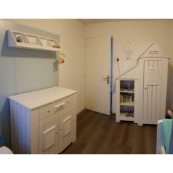 Complete babykamer Marseille (ledikant, commode en kast)