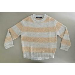 - River Woods - trui maat 6 / 116 lichtblauw beige