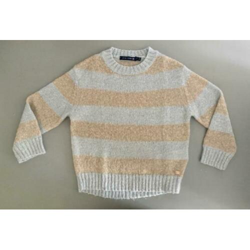 - River Woods - trui maat 6 / 116 lichtblauw beige