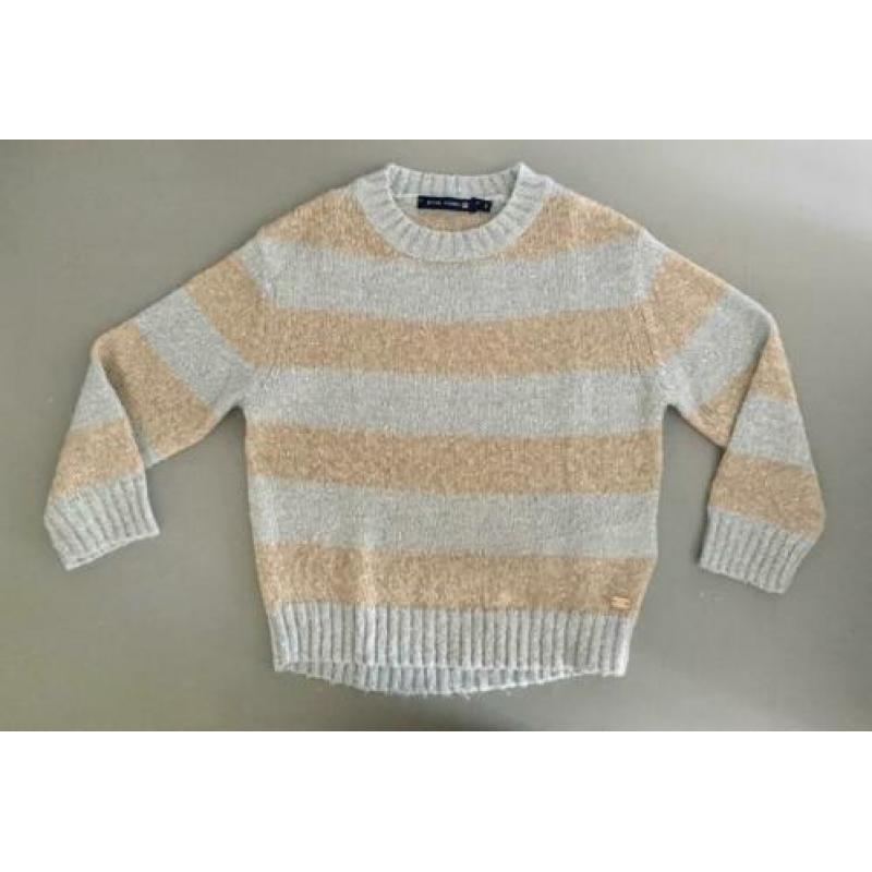 - River Woods - trui maat 6 / 116 lichtblauw beige
