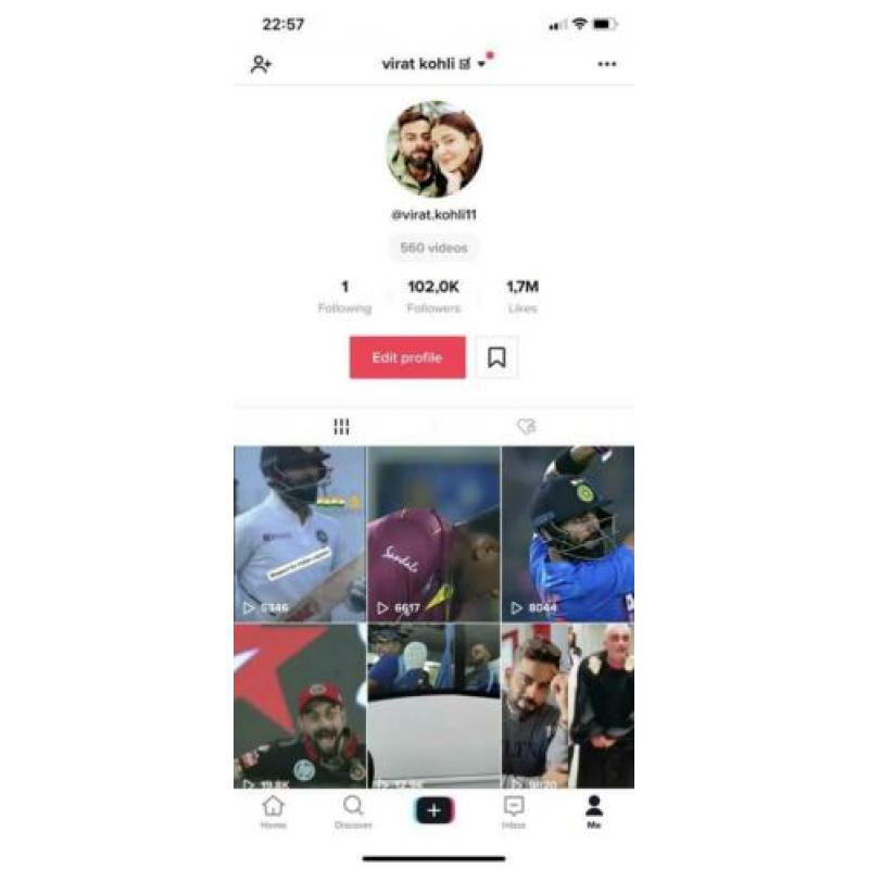 102k tiktok account