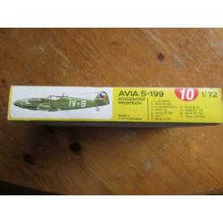 Avia S-199 S199 KP Model 1:72 Nieuw
