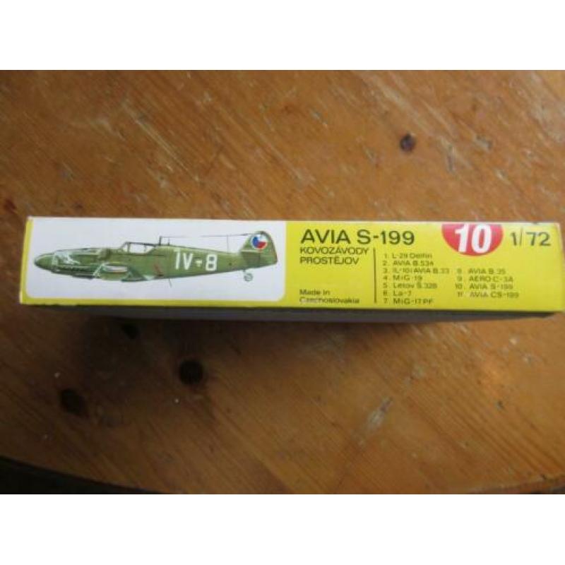 Avia S-199 S199 KP Model 1:72 Nieuw