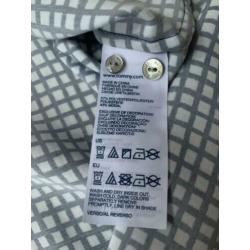 Tommy Hilfiger - Blauw wit geruite blouse maat 8
