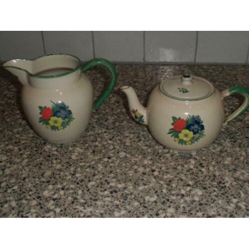 Creme emaille set