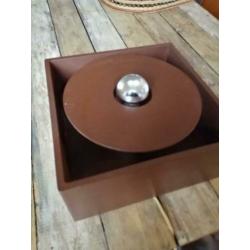 Vintage tafellamp wandlamp kubus space age retro
