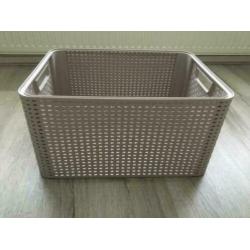 Curver style mand, taupe maat L, wasmand