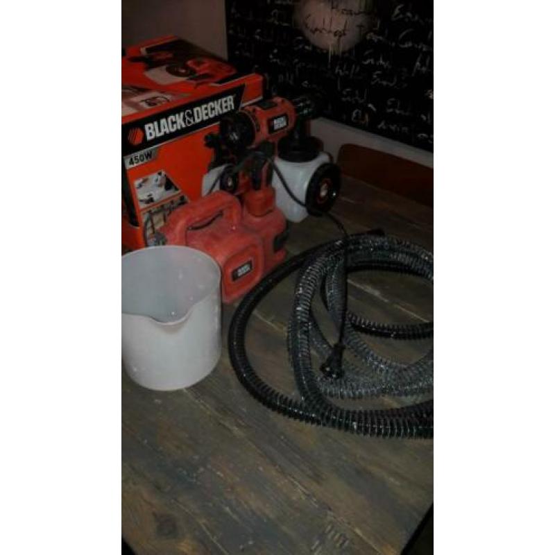 Verfspuit machine