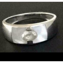 Zilveren DESIGN ring met PARELMOER