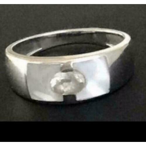 Zilveren DESIGN ring met PARELMOER