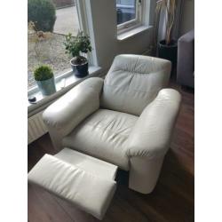 Nette lederen relax fauteuil