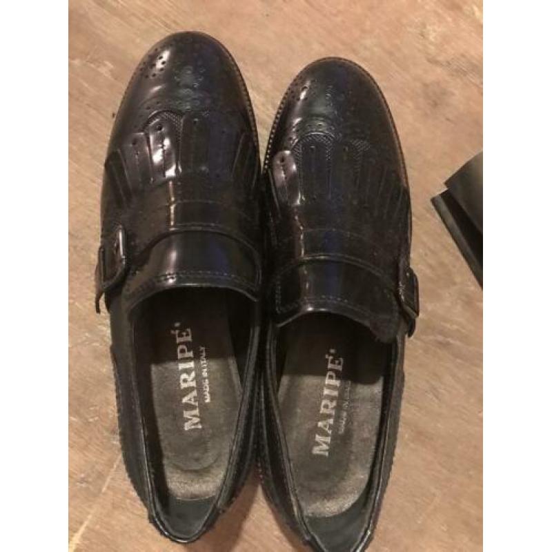 Maripe schoenen donkerblauw leer mt 36 in nieuwstaat!