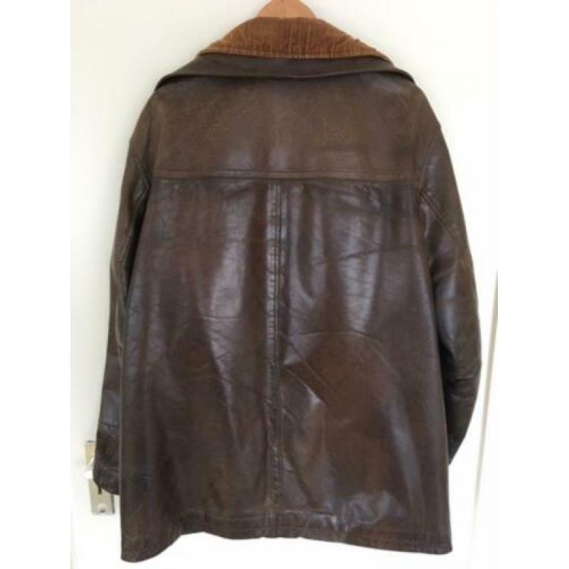 Vintage lederen jas