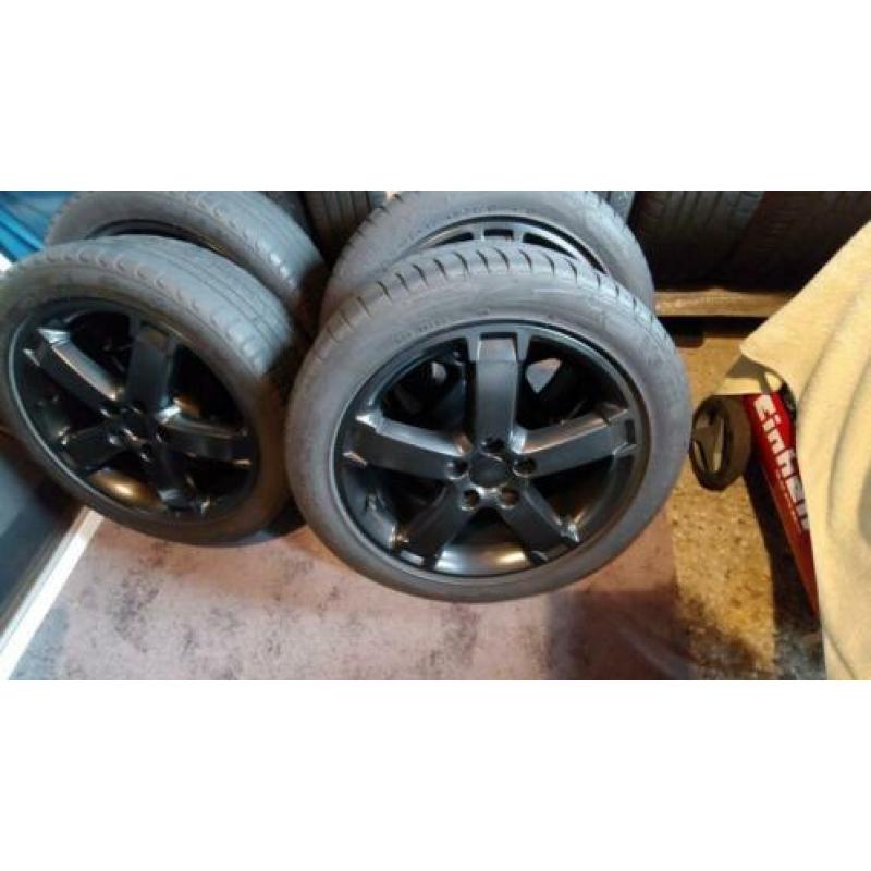 Ford ST Velgen en Banden 205 50 17 zomerbanden 5×108. 63.4