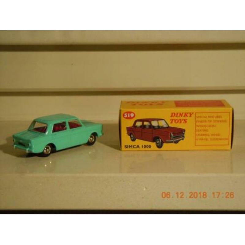 Simca 1000. Model van het merk agostini dinky toys .