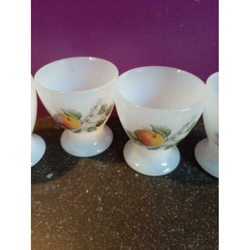 Arcopal eierdopjes decor appel