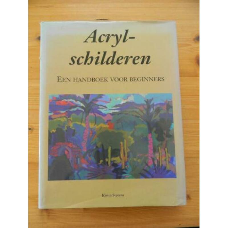Kimm Stevens, Acryl schilderen