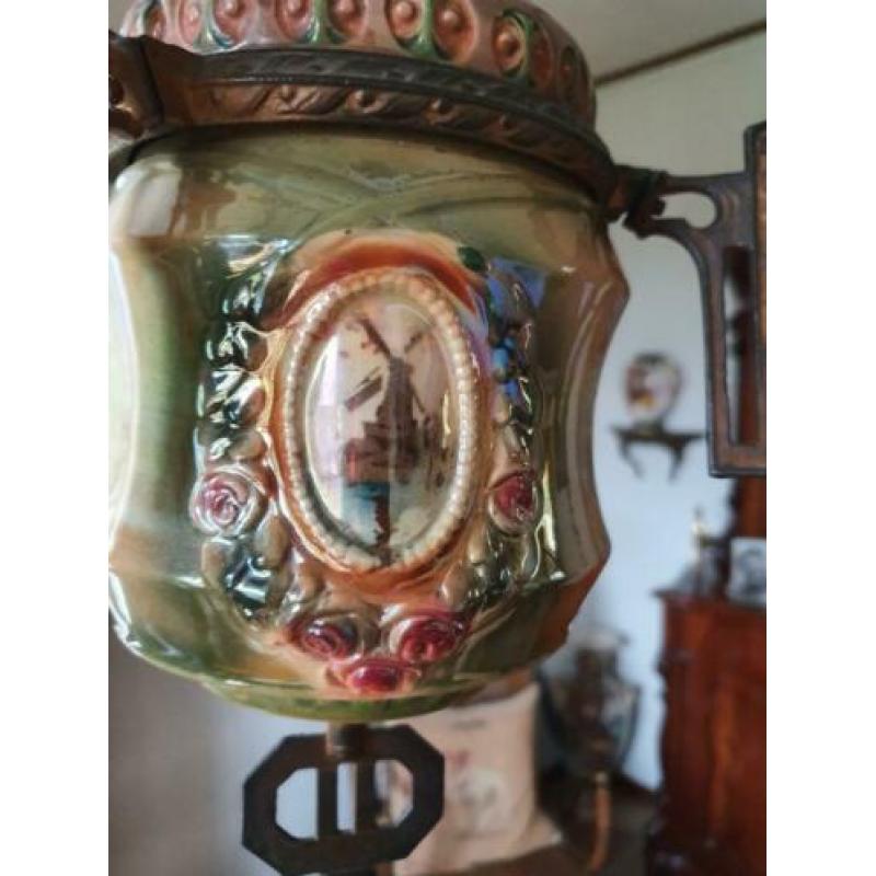 hanglamp olielamp antiek