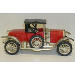 Fiat Sero hard plastic rood + goud 1913 schaal 1:25 ? 14 cm.