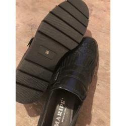 Maripe schoenen donkerblauw leer mt 36 in nieuwstaat!
