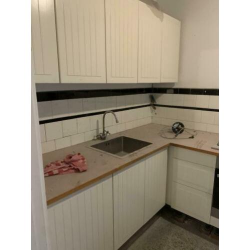 Ikea keuken met oven en gasplaat 5 pits Faktum Stat