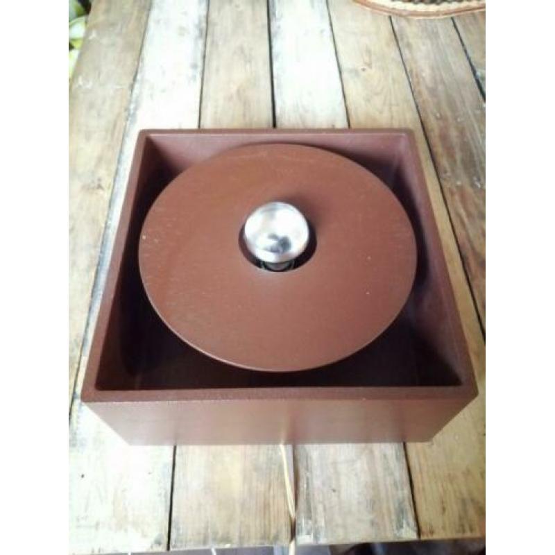 Vintage tafellamp wandlamp kubus space age retro