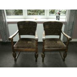 2 bolpoot fauteuils
