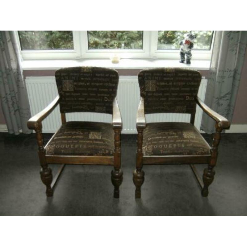 2 bolpoot fauteuils