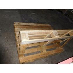 palletbankje, pellet bankje, palletbank, tuinbank loungebank