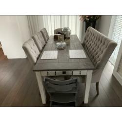 Eettafel salontafel dressoir Rivièra maison