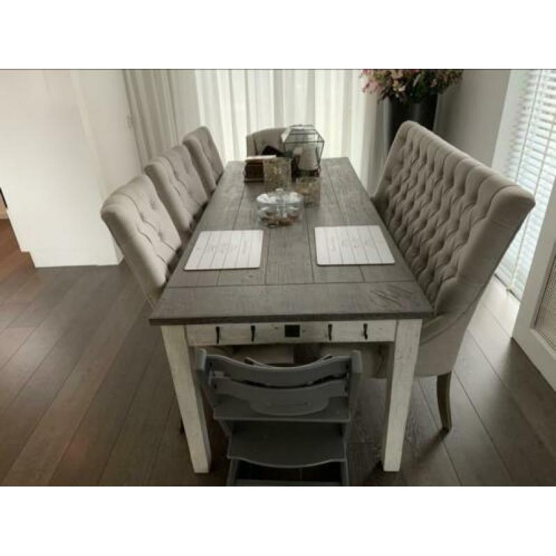 Eettafel salontafel dressoir Rivièra maison