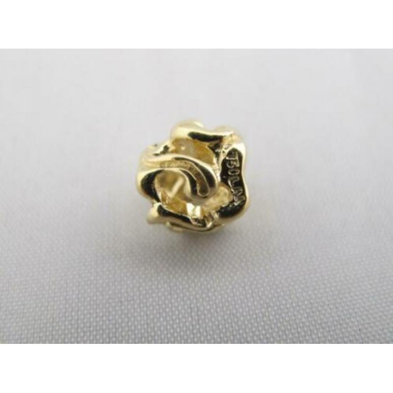 Trollbeads Witte Wieven Goud 750/18 Krt IN NIEUWSTAAT! G-744