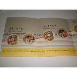 Mooie folder uit 1953 Nationale Levensverzekering bank R'dam