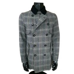 GSTAR Tweed Zomerjas/Colbert. Maat L. Kleur Grijs Geruit.