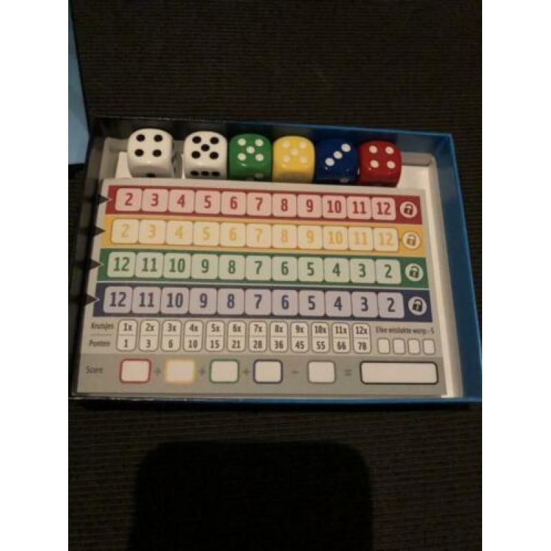 Qwixx eenvoudig reis spel