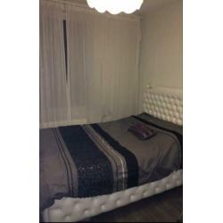 Boxspring met opbergruimte 140x200 wit