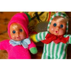 Retro Luciferpopjes, luciferpopje uit 70er jaren,