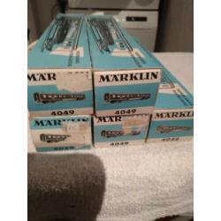 Märklin, mooie set oude NS wagons.