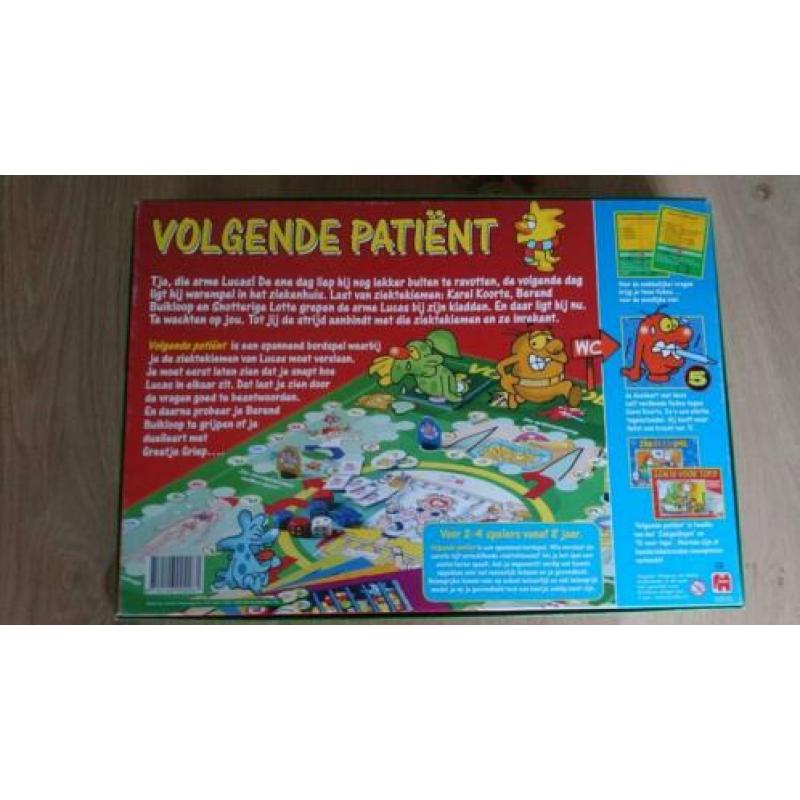 Gezelschapsspel Bordspel Volgende Patiënt Patient Educatief