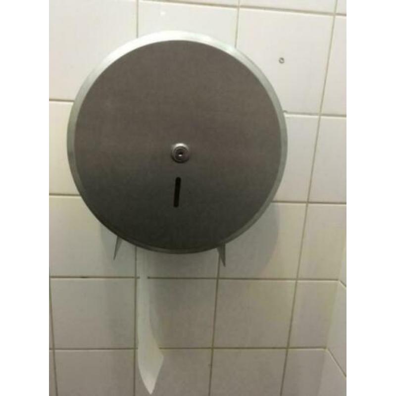 Grote RVS toiletrolhouders