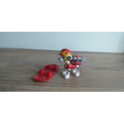 Paw Patrol figuren Marshall, Rocky, Rubble en Chase
