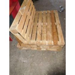 palletbankje, pellet bankje, palletbank, tuinbank loungebank