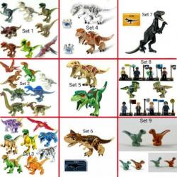 Jurassic World Dino Dinosaurus Diverse Sets! Custom Lego