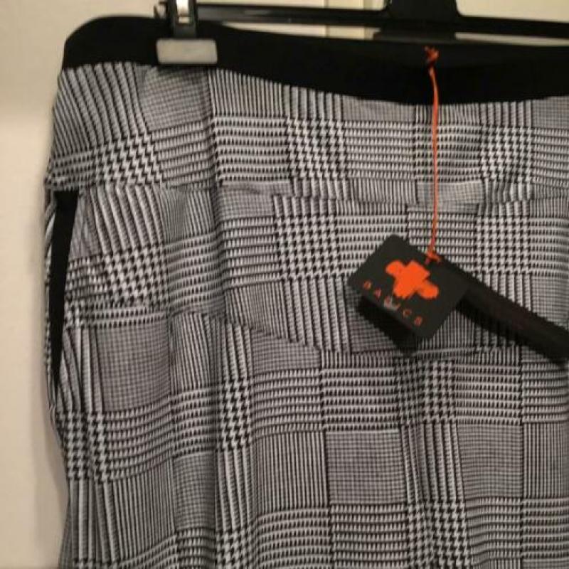 Broek Plus Basics NIEUW maat 52-54 Travelstof zwart stretch