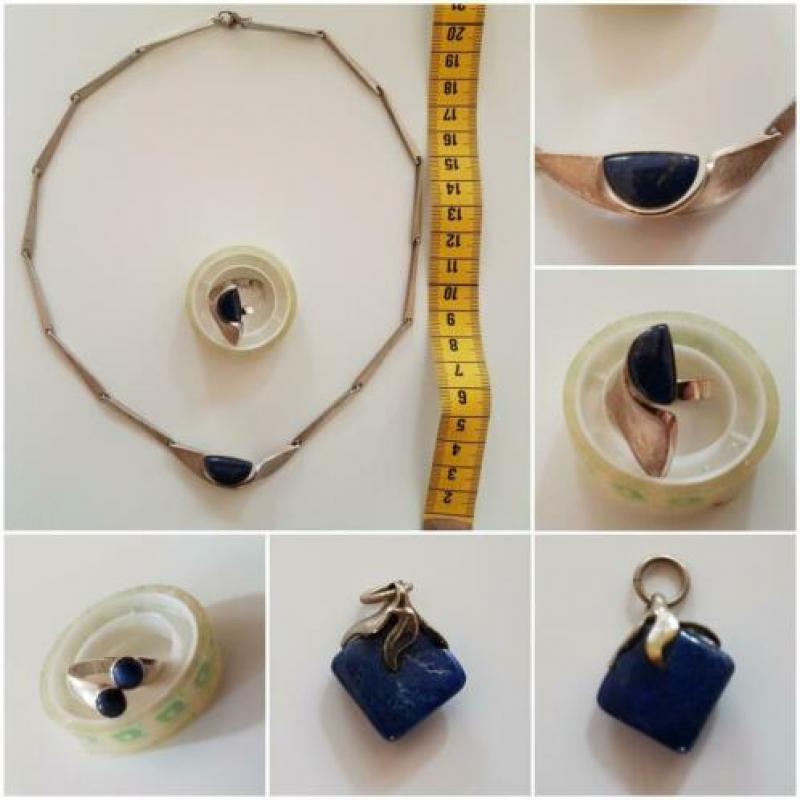 Lapis Lazuli sieraden, zilver, divers
