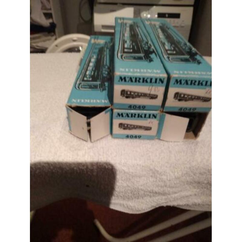 Märklin, mooie set oude NS wagons.