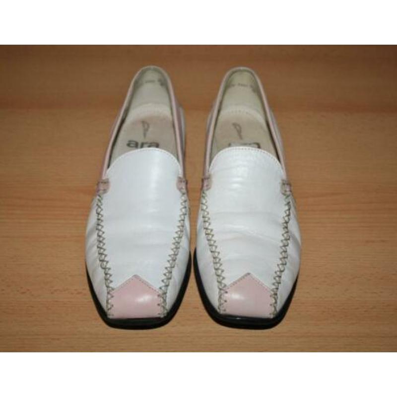 Ara leren witte schoenen maat 40