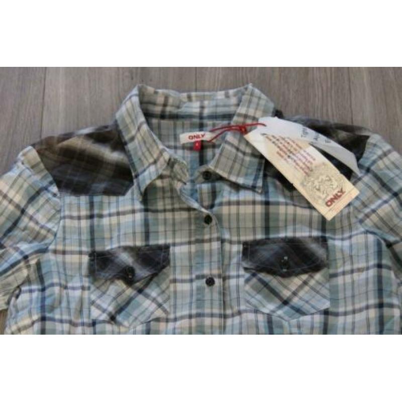 Mooie blouse, overhemd ONLY, maat M, L, NIEUW!