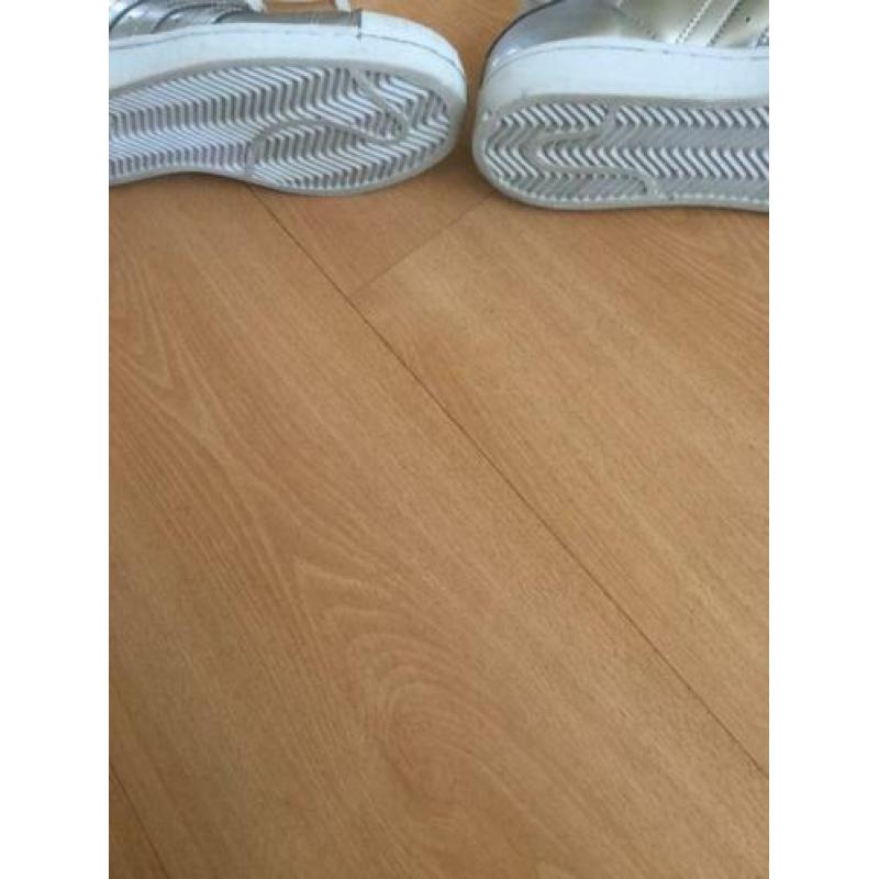 Adidas superstar dames zilver maat 40